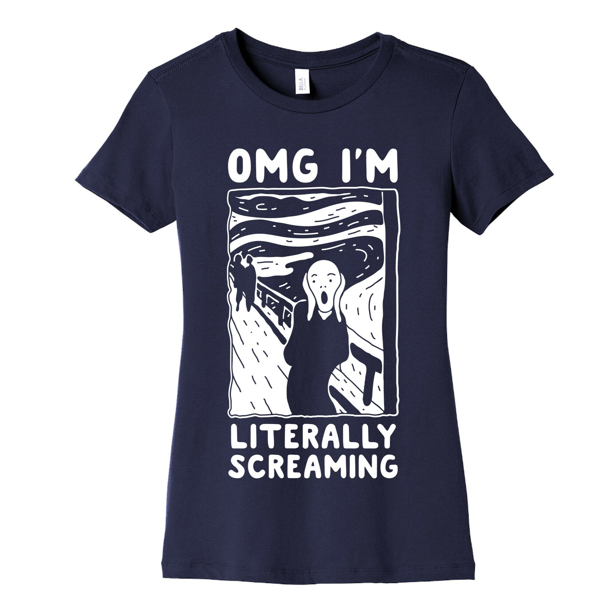 OMG I'm Literally Screaming  Women's Cotton Tee